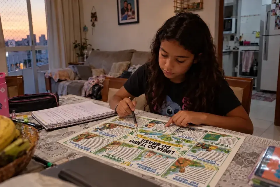 Revisando em casa